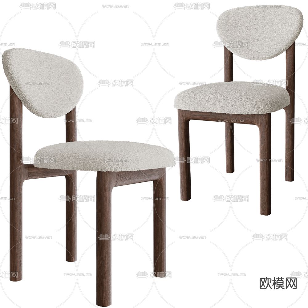 Partisan 椅子 餐椅3d模型下载