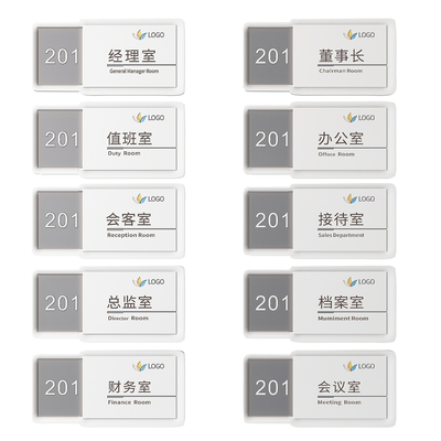  企业指示牌 标识牌 导视牌 门牌su模型 