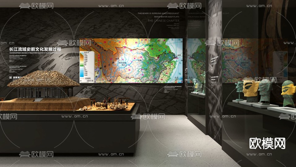 现代博物馆3d模型下载(渲染图2)