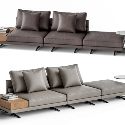 poliform 多人沙发su模型