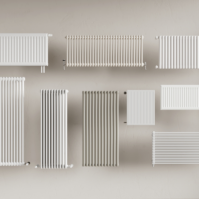  暖气片 取暖器su模型 