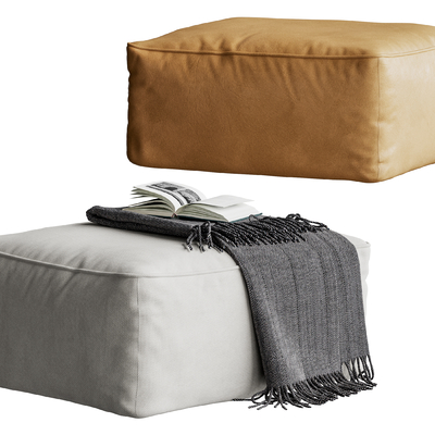  沙发凳 矮凳su模型 