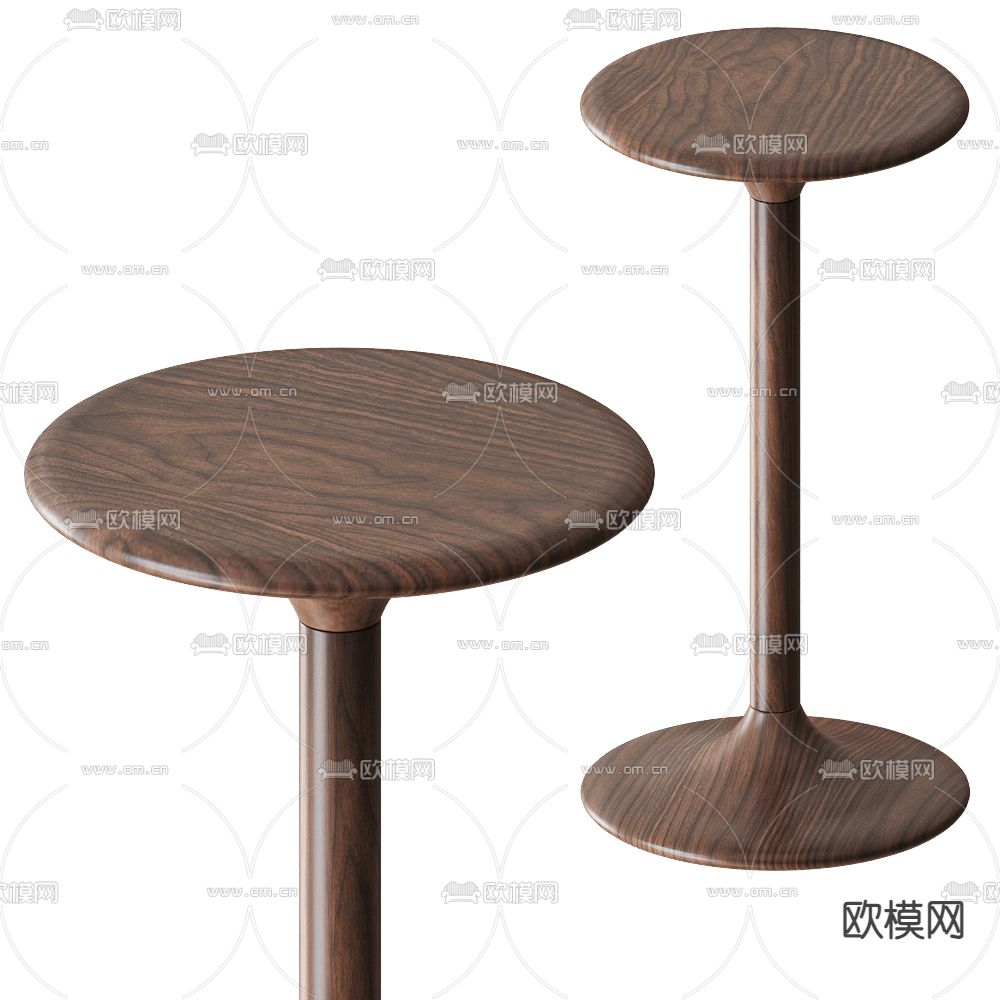 Pacini & Cappellini 边几 角几3d模型下载（渲染图1）