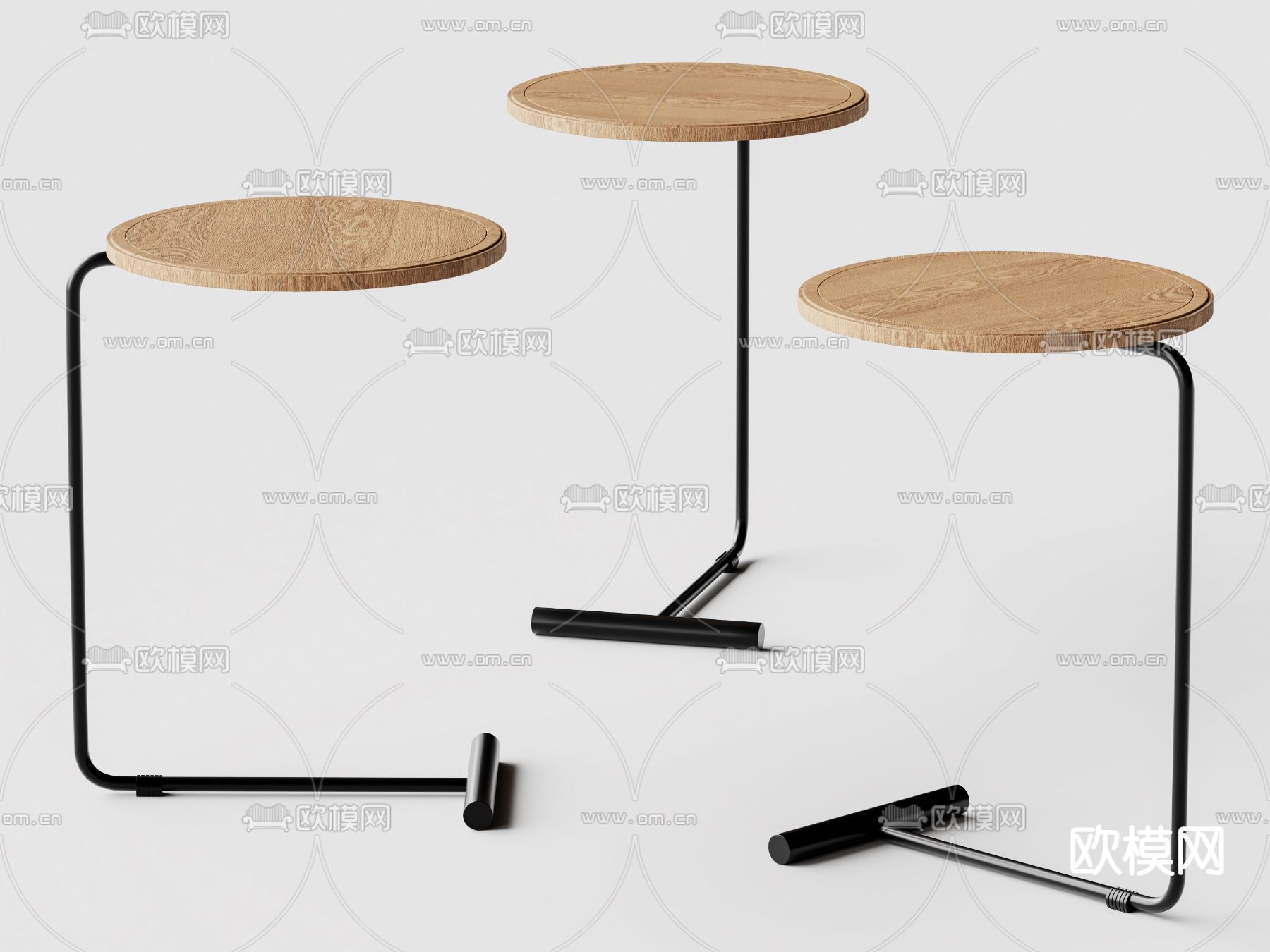 现代边几 角几su模型下载（渲染图2）