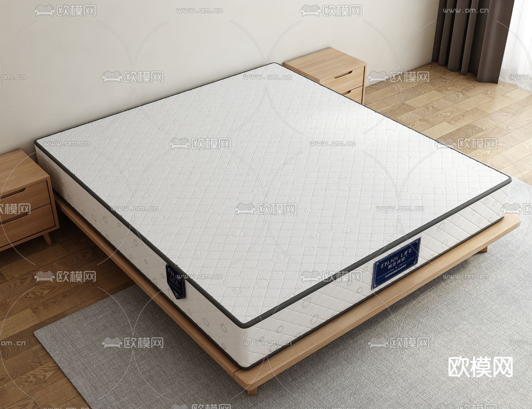 床垫3d模型下载