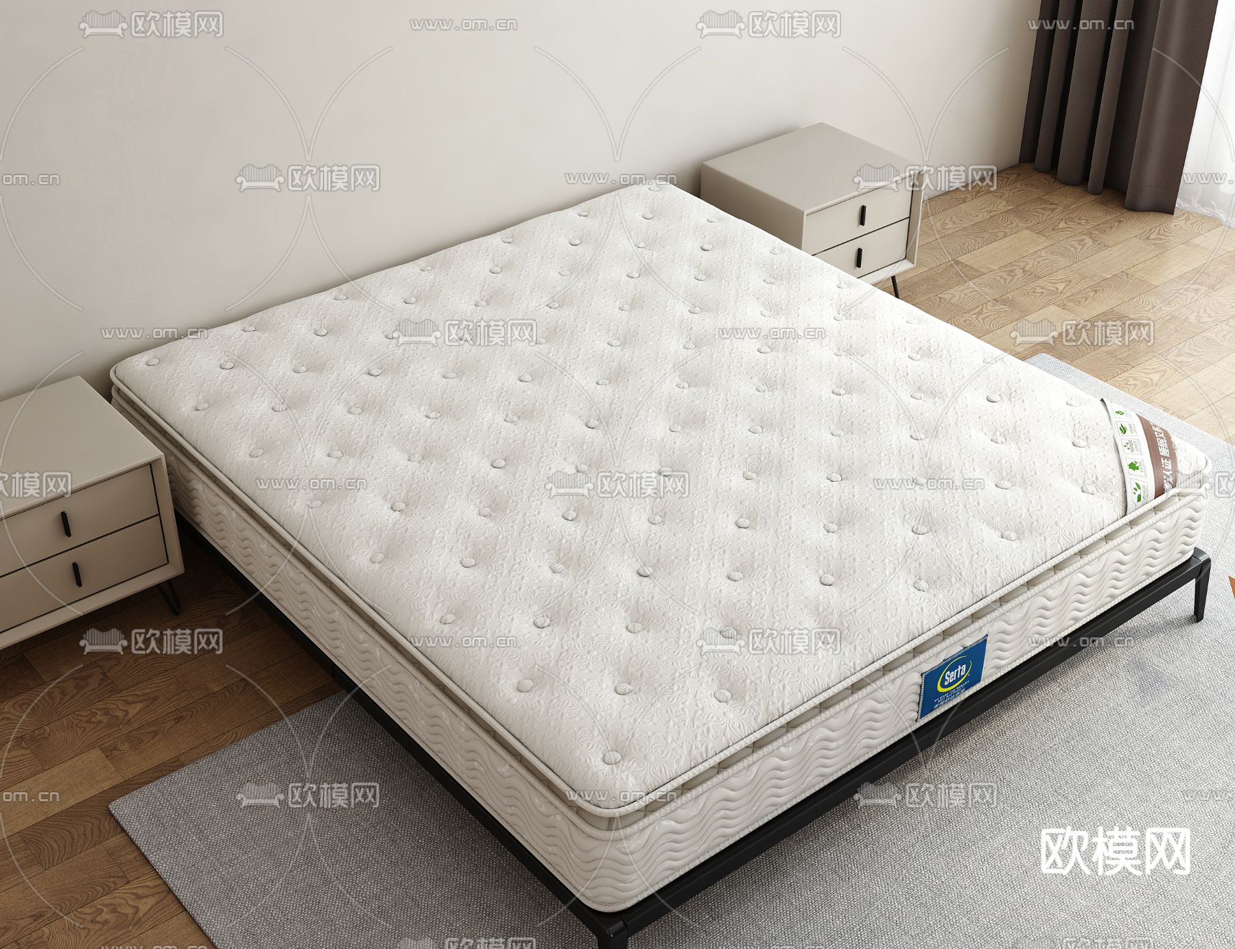 床垫3d模型下载