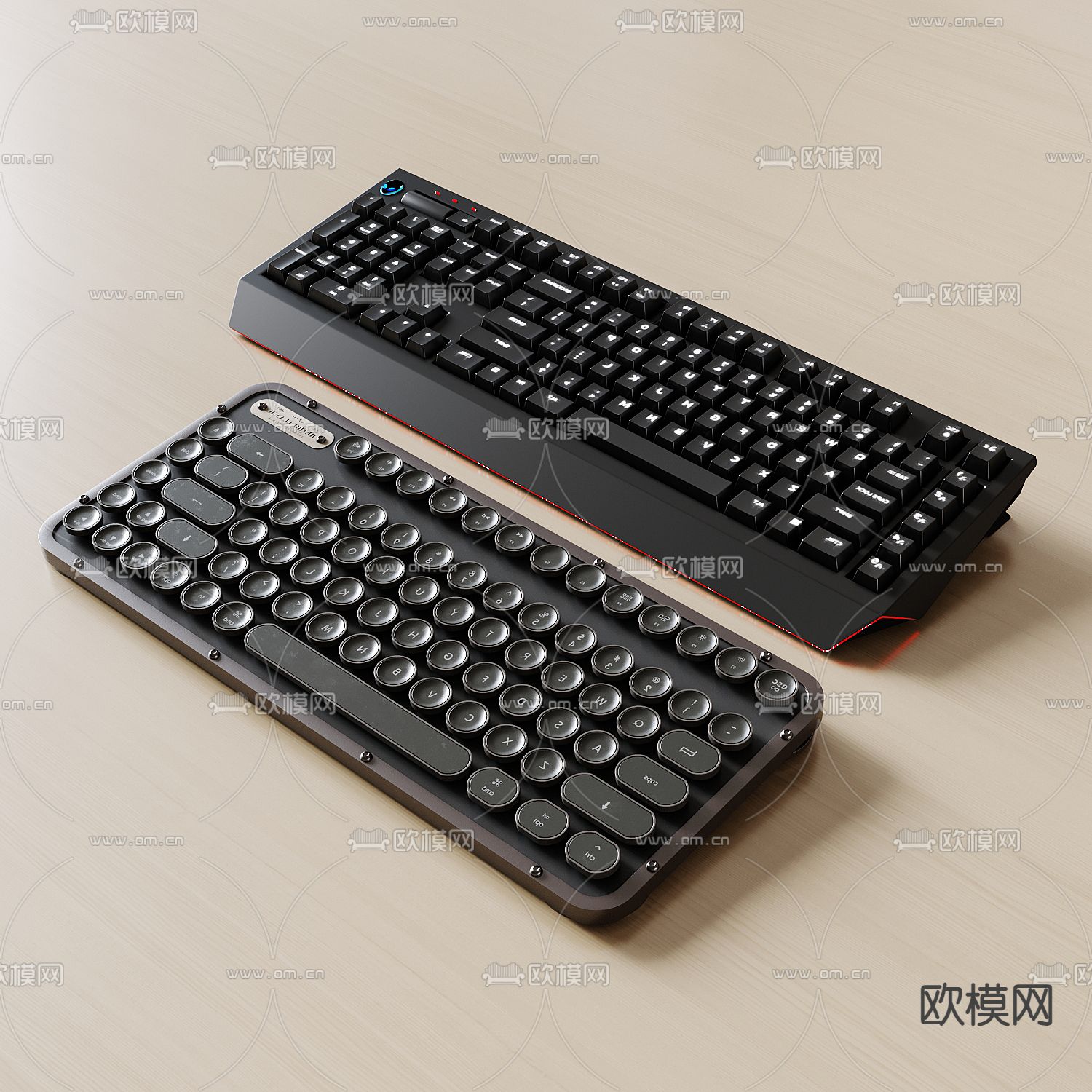 电脑键盘3d模型下载