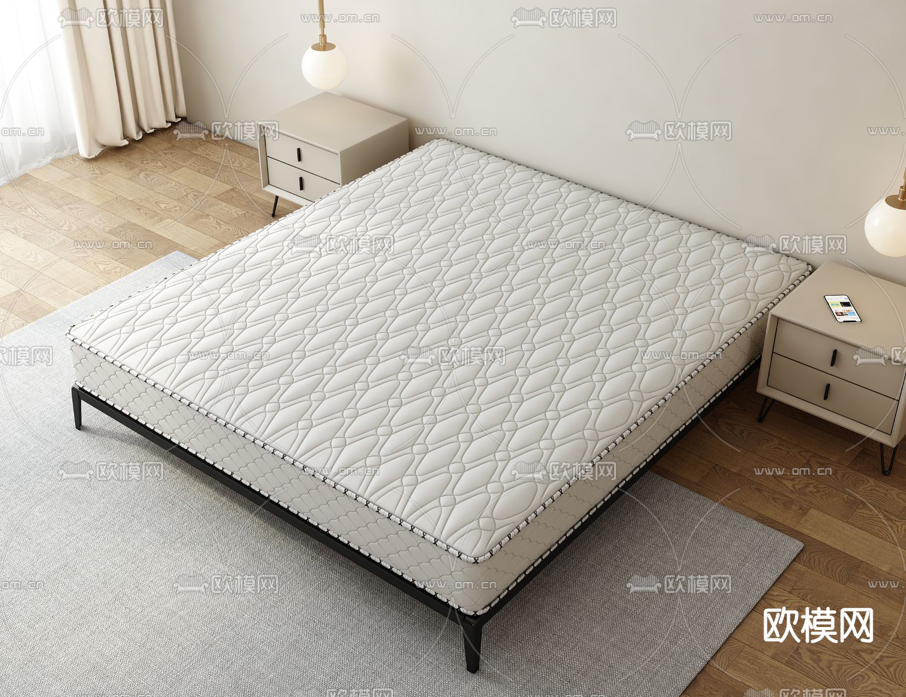 床垫3d模型下载