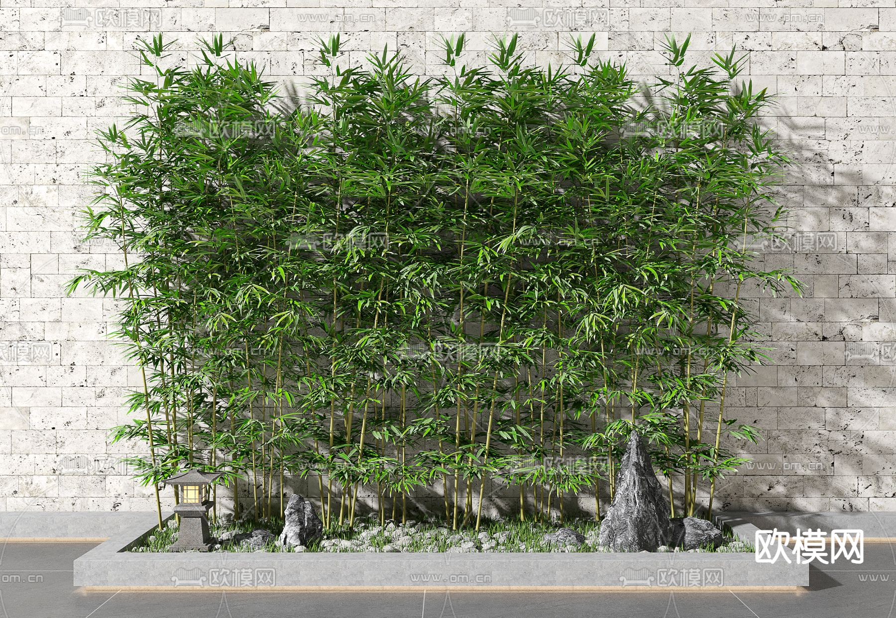 竹子3d模型下载