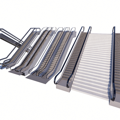 现代自动扶梯 电梯 电动扶梯su模型
