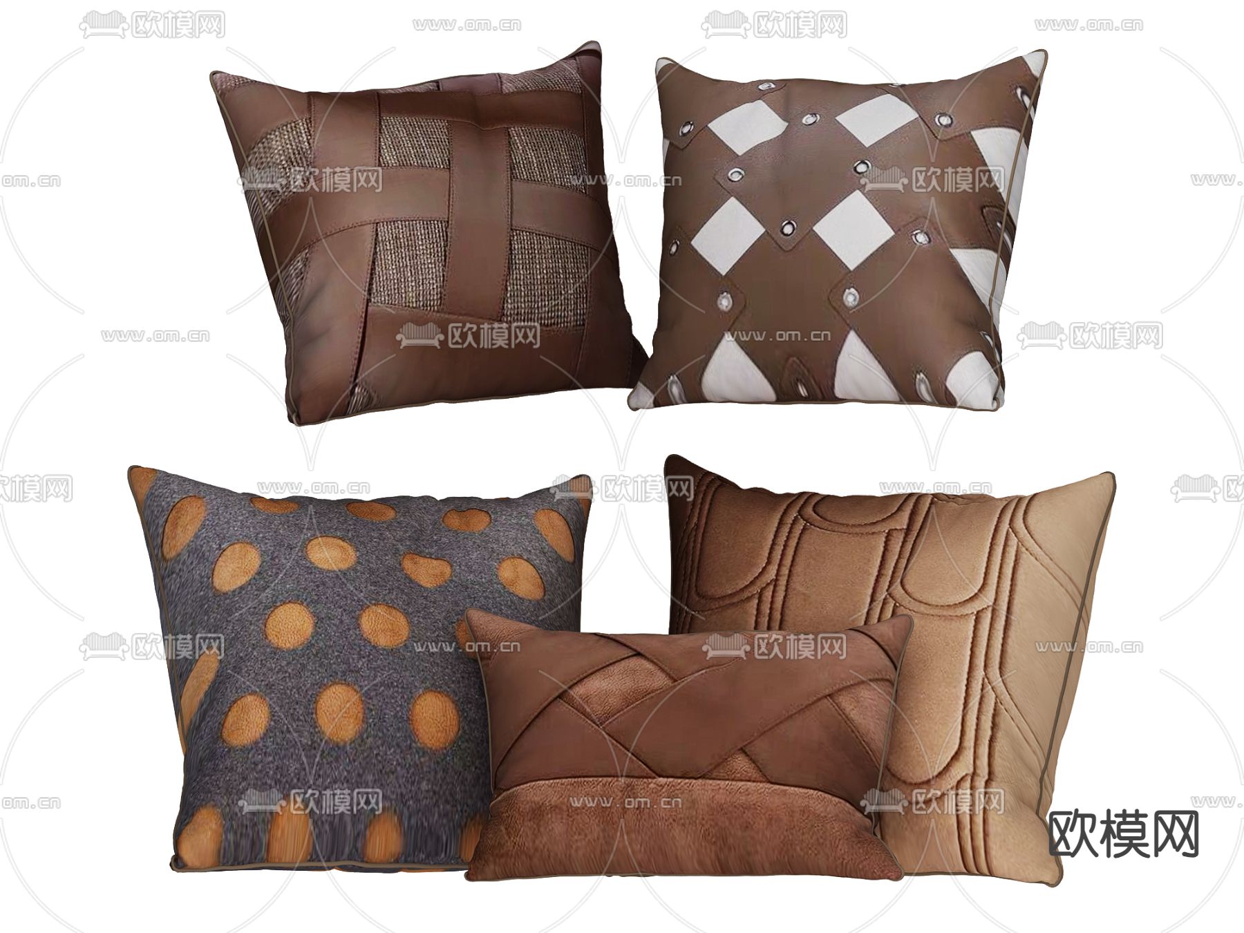 抱枕 靠枕 枕头3d模型下载