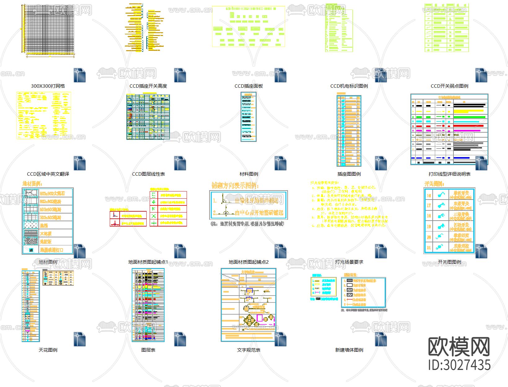 2024全新CCD制图规范符号图例cad图库下载（渲染图8）