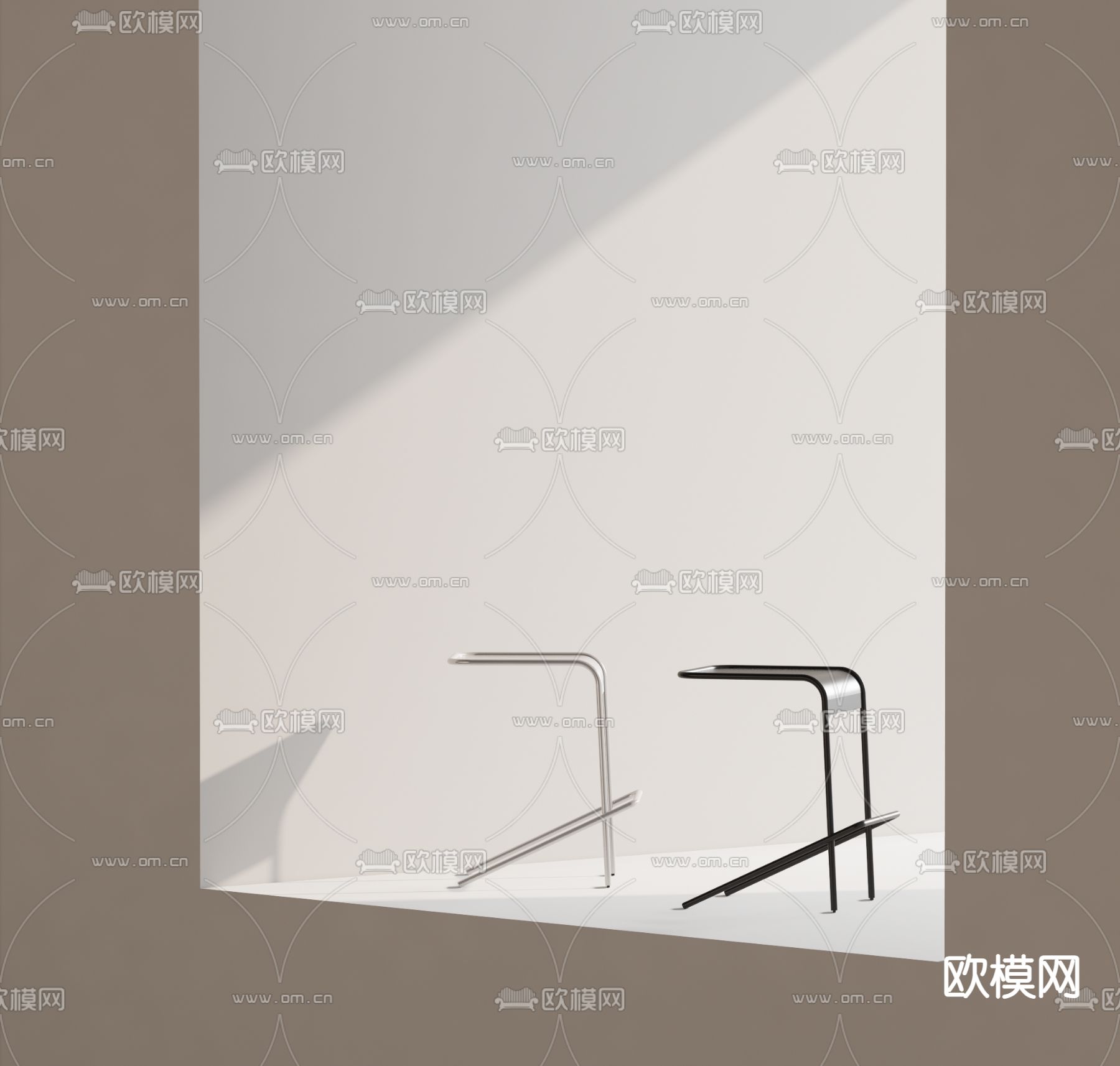 简约吧椅 吧凳 高脚凳3d模型下载