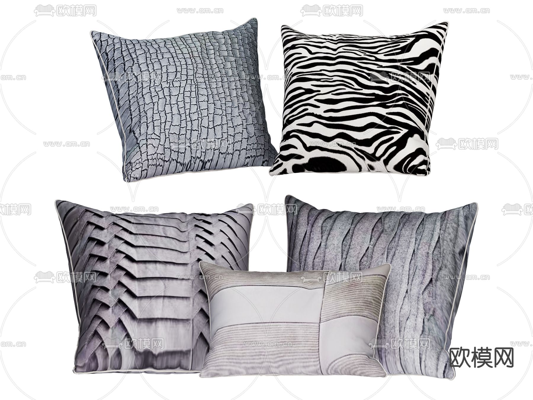 抱枕 靠枕 枕头3d模型下载