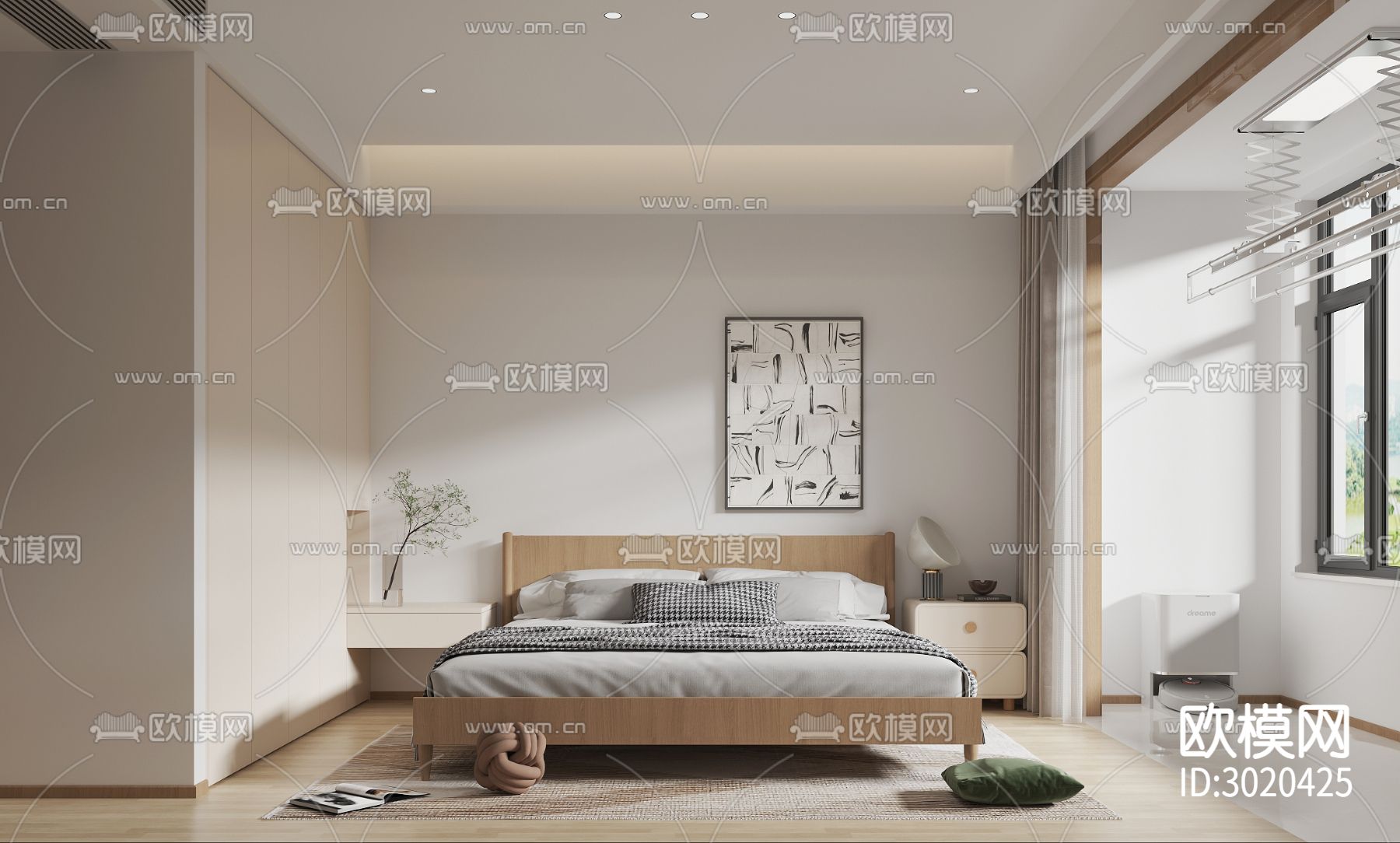 原木风客餐厅效果图下载（渲染图1）