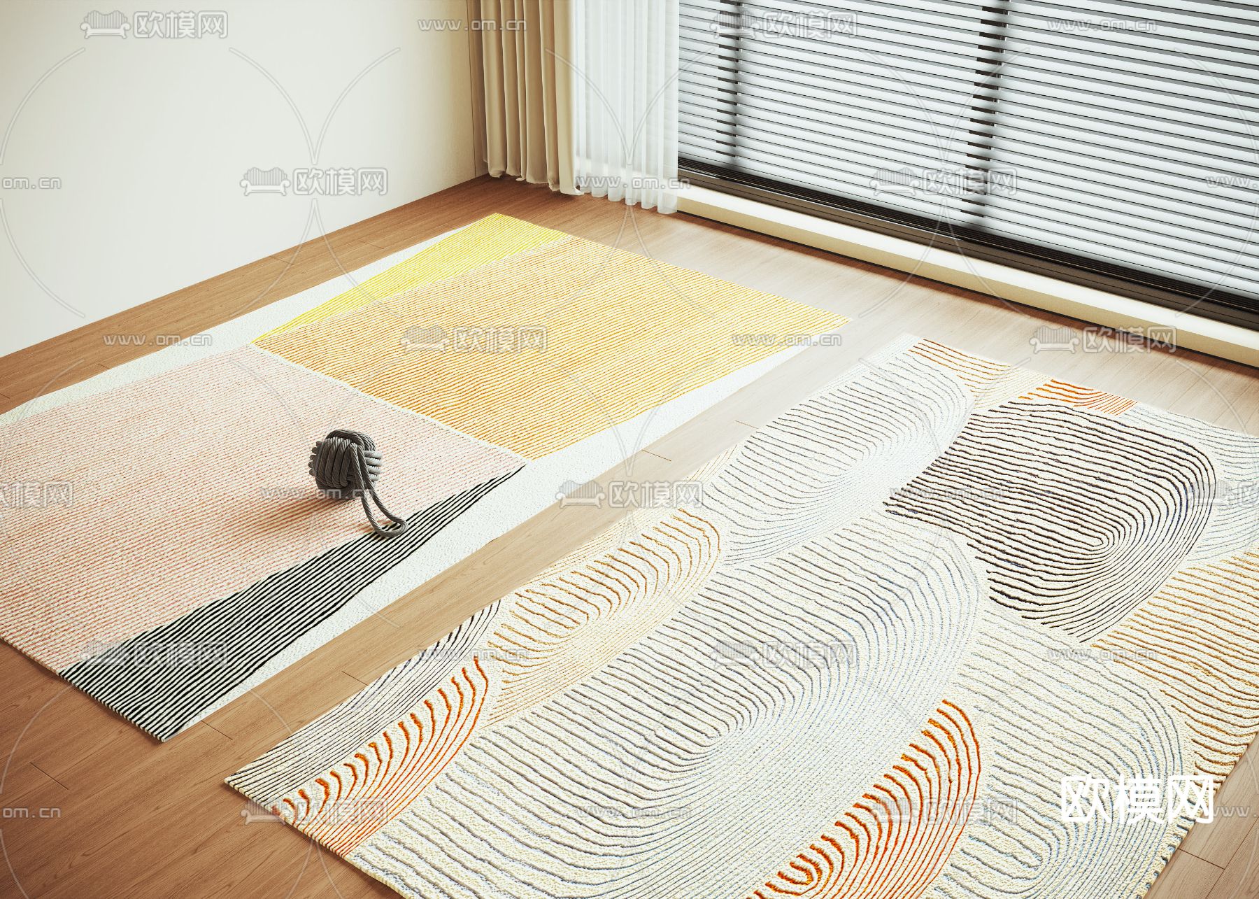 地毯 方毯3d模型下载