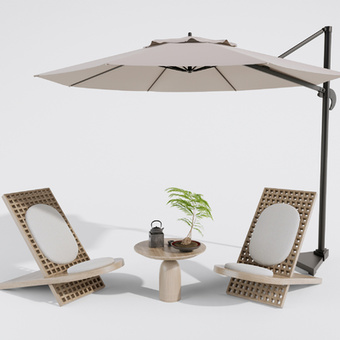 户外椅 休闲椅3d模型