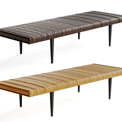  Baxter 床尾凳 沙发长凳su模型 