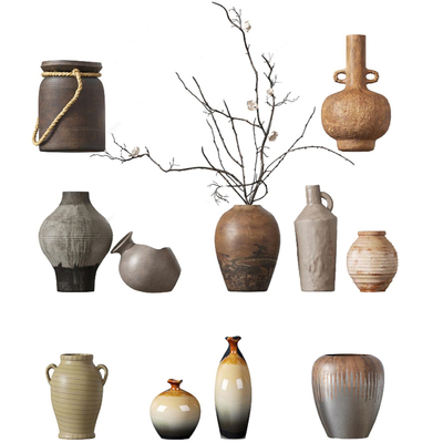  陶瓷器摆件su模型 