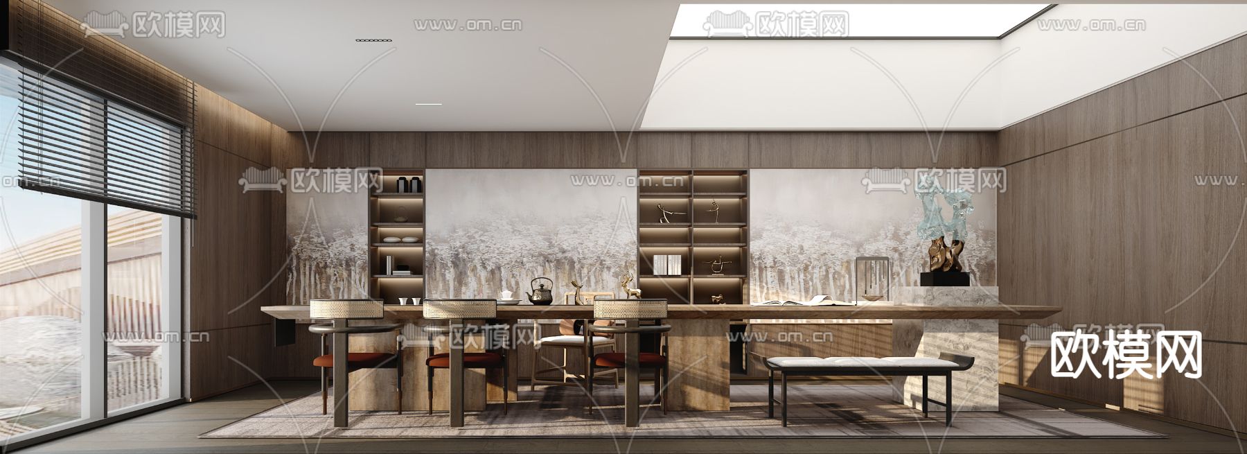 东南亚茶室3d模型下载