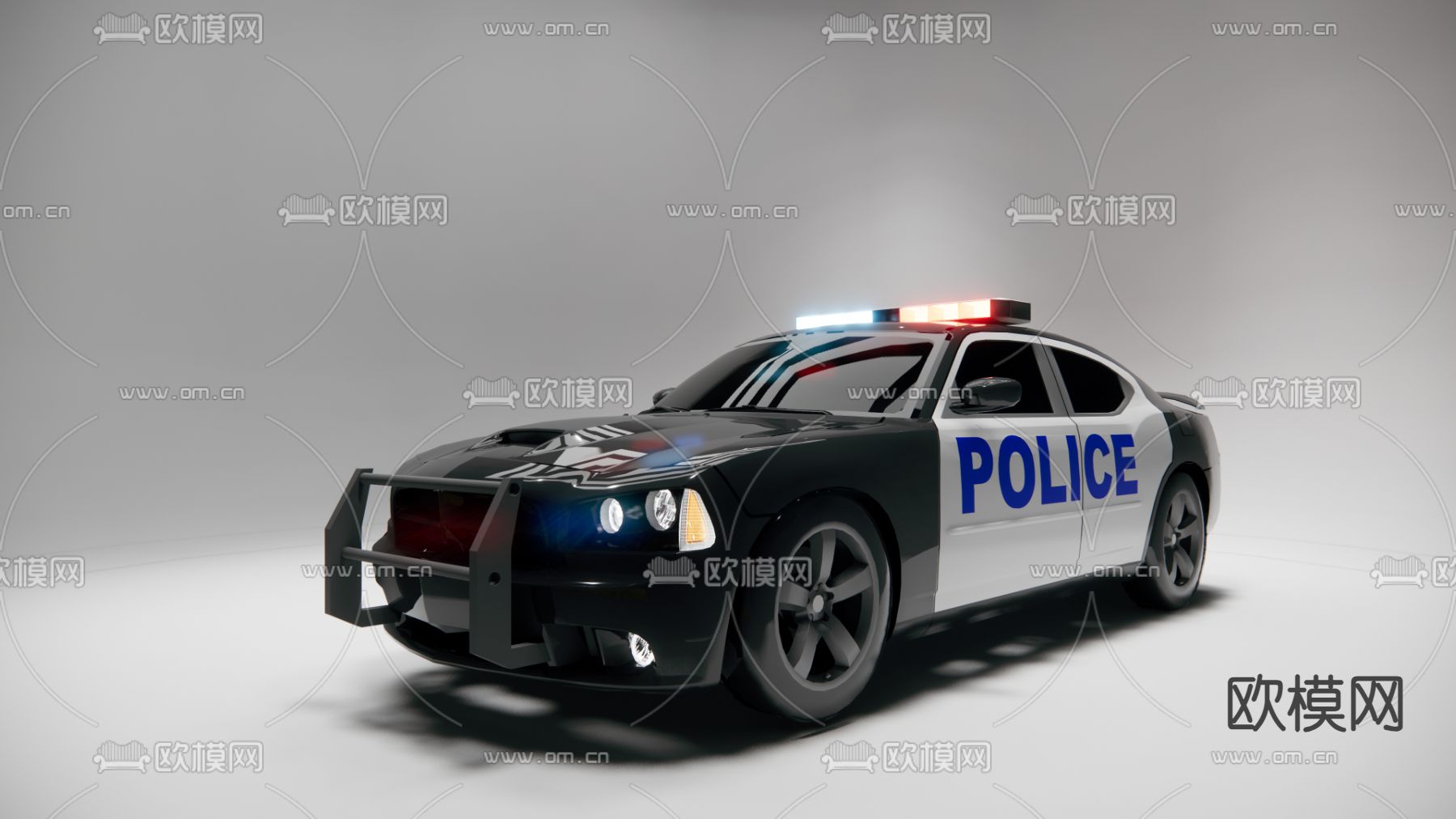 PITManeuver雪佛兰警车su模型下载（渲染图1）