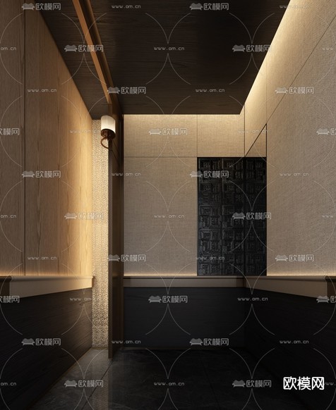 电梯轿厢3d模型下载
