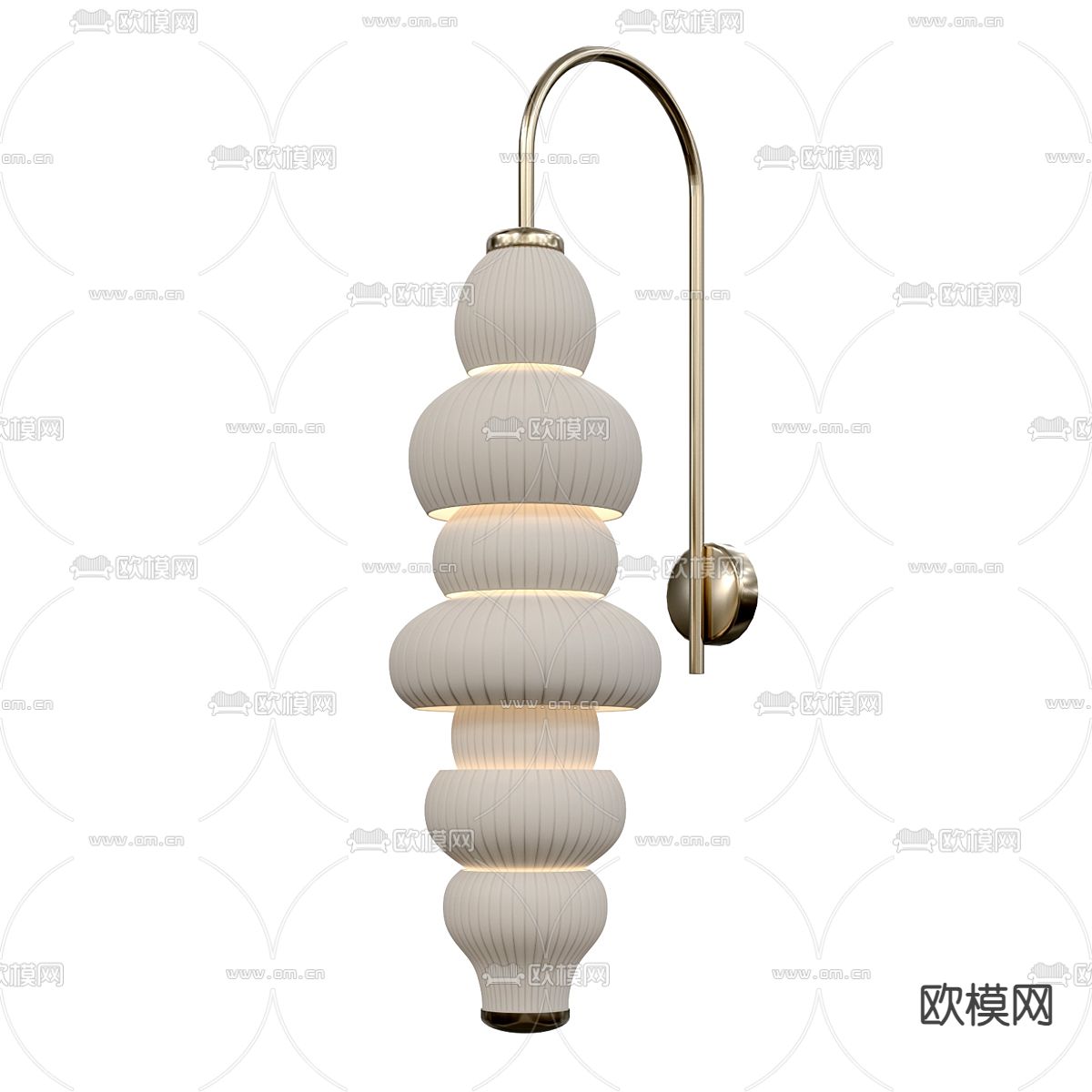 意大利 Poliform 壁灯3d模型下载