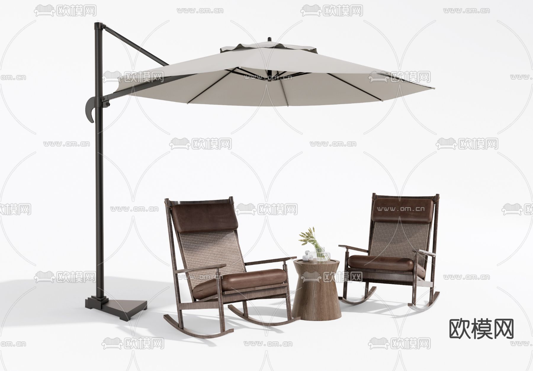 户外休闲椅 摇摇椅3d模型下载