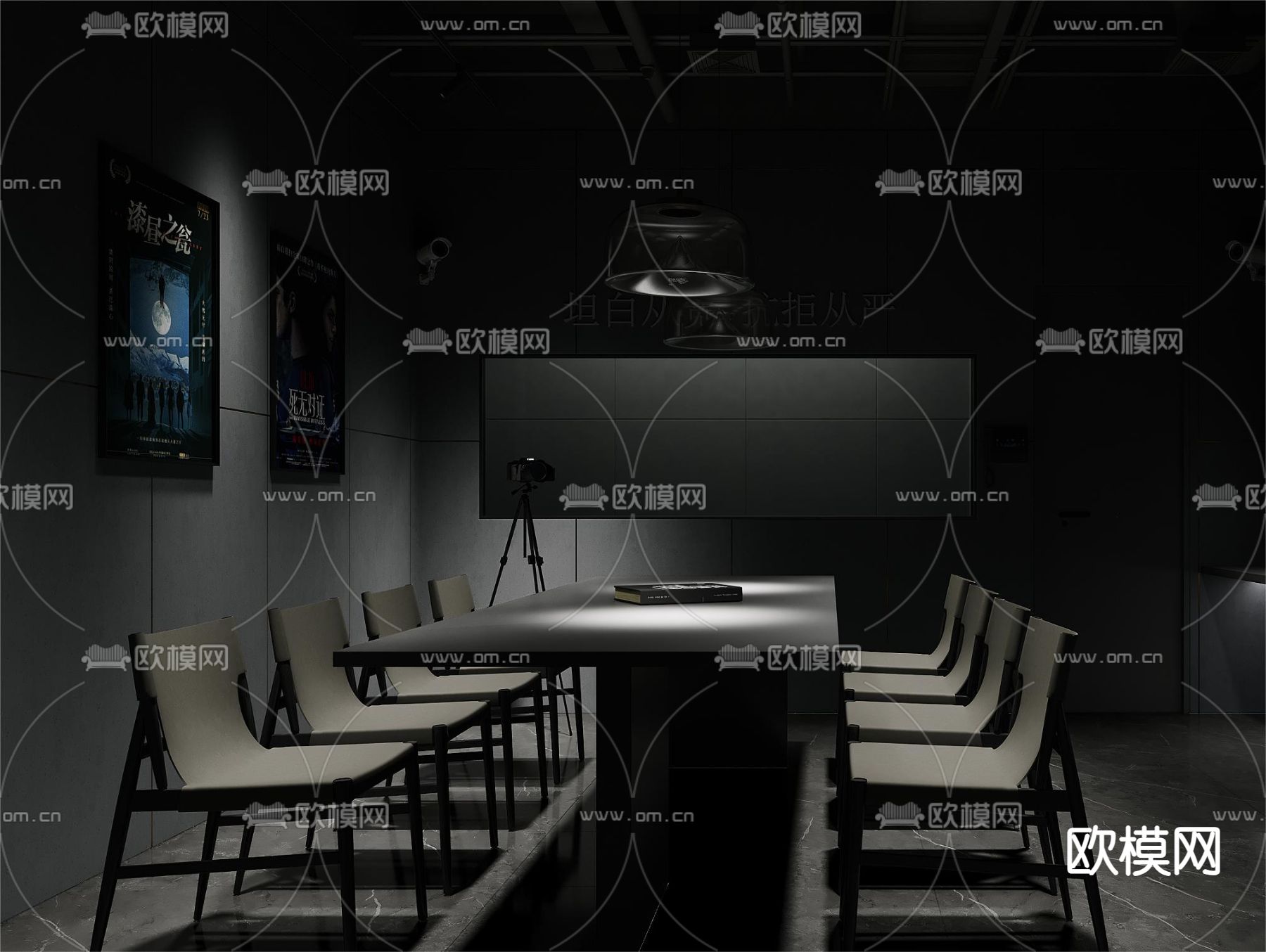 审讯室 剧本杀3d模型下载（渲染图2）