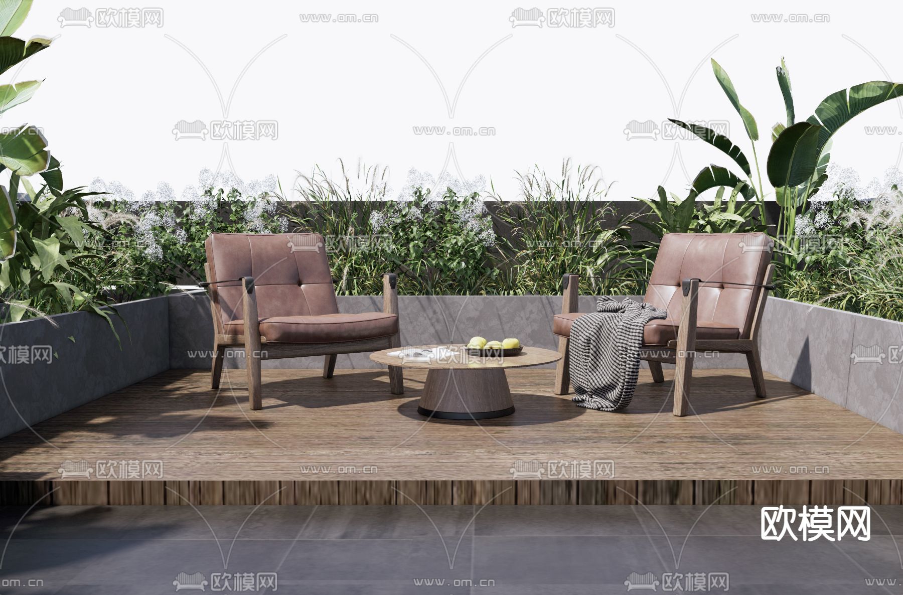 户外椅 休闲椅3d模型下载