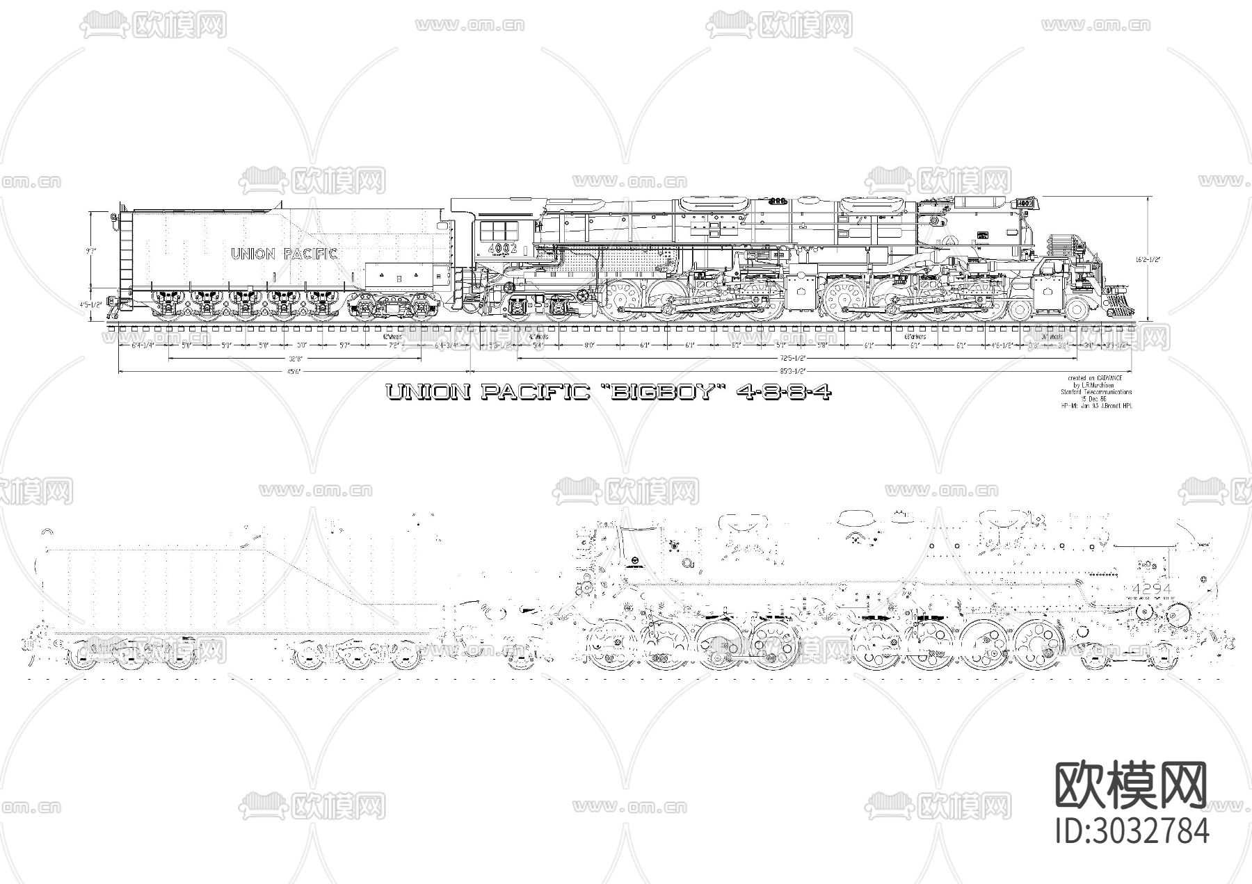 各种轨道电车 客运 货运 老上海电车cad图库下载（渲染图2）