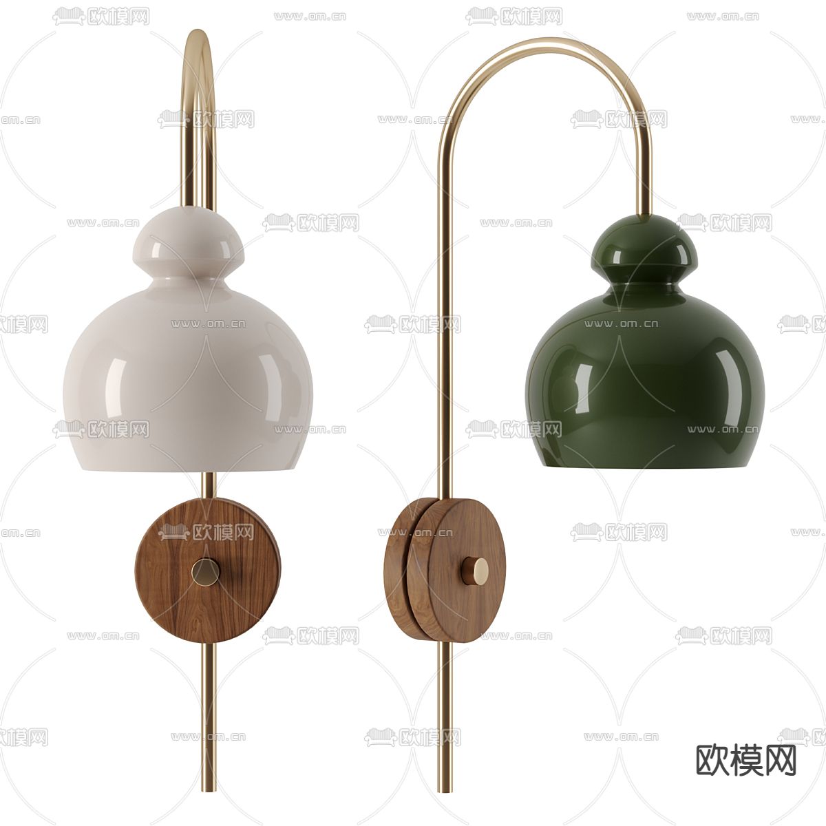 意大利 Poliform 壁灯3d模型下载