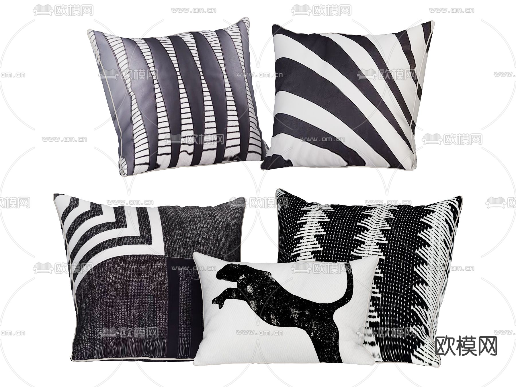 枕头 抱枕 靠枕3d模型下载