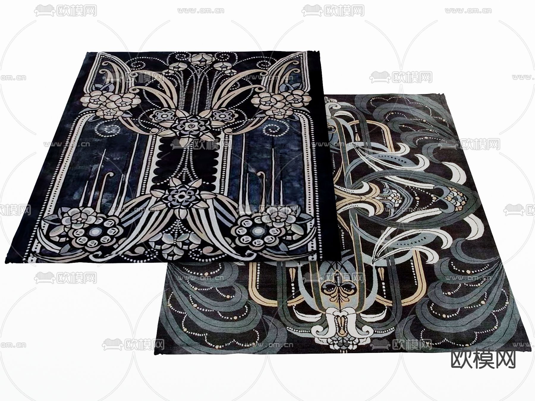 地毯 方毯3d模型下载