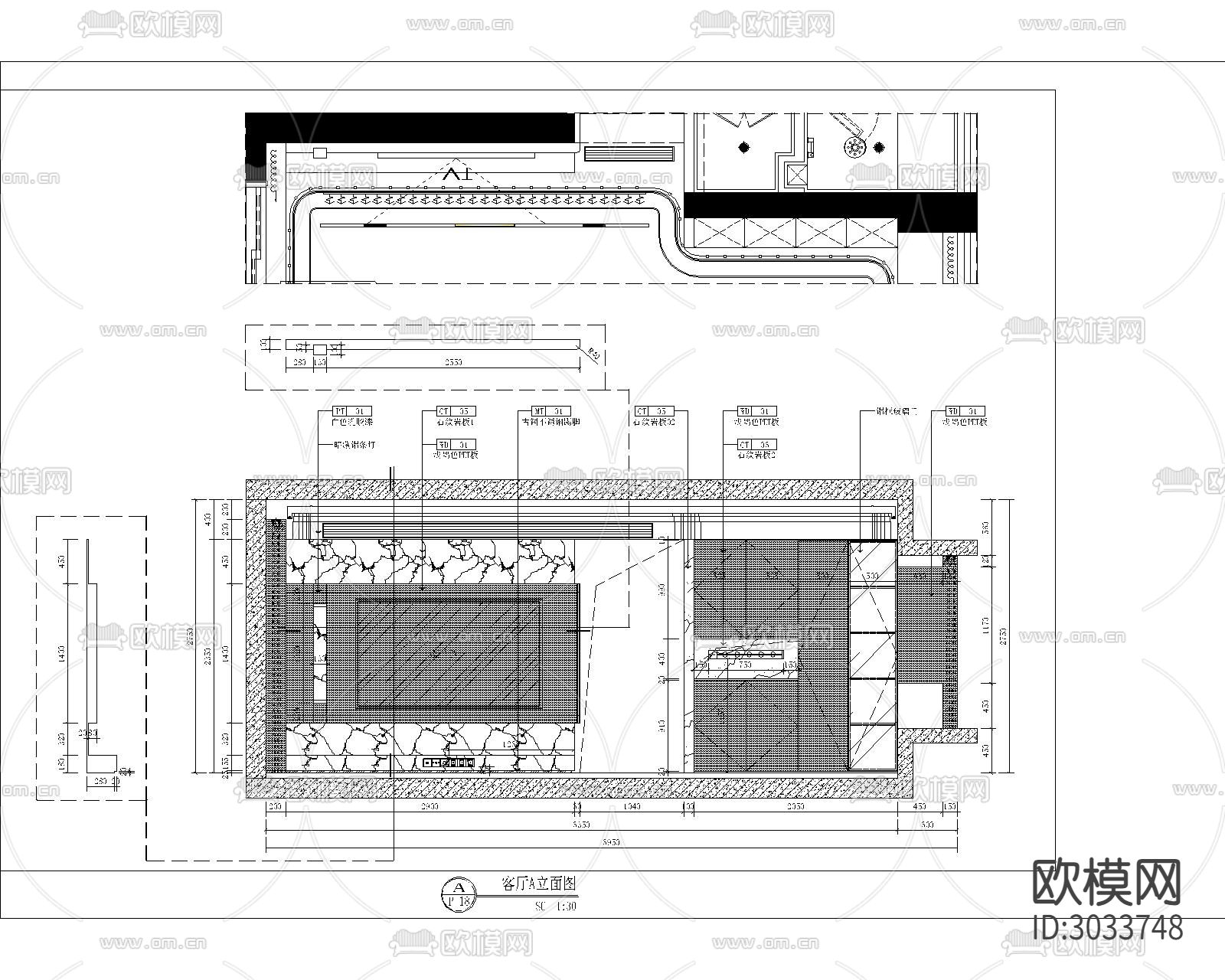 家装cad施工图下载（渲染图4）