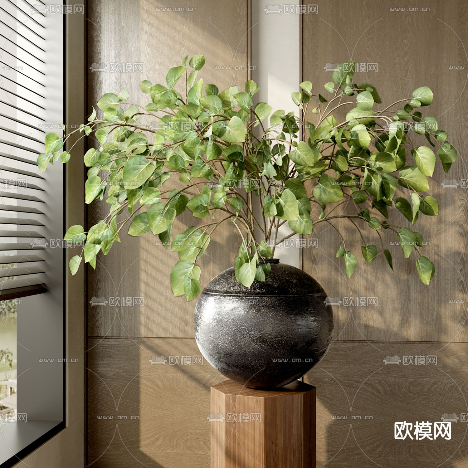 水生植物 水培绿植3d模型下载