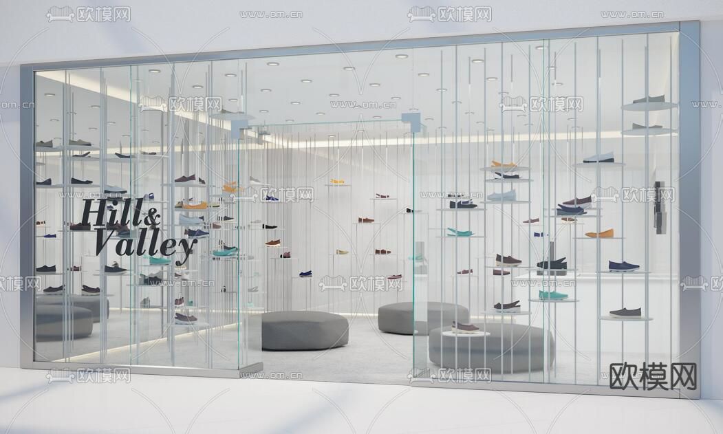 鞋店免费3d模型下载