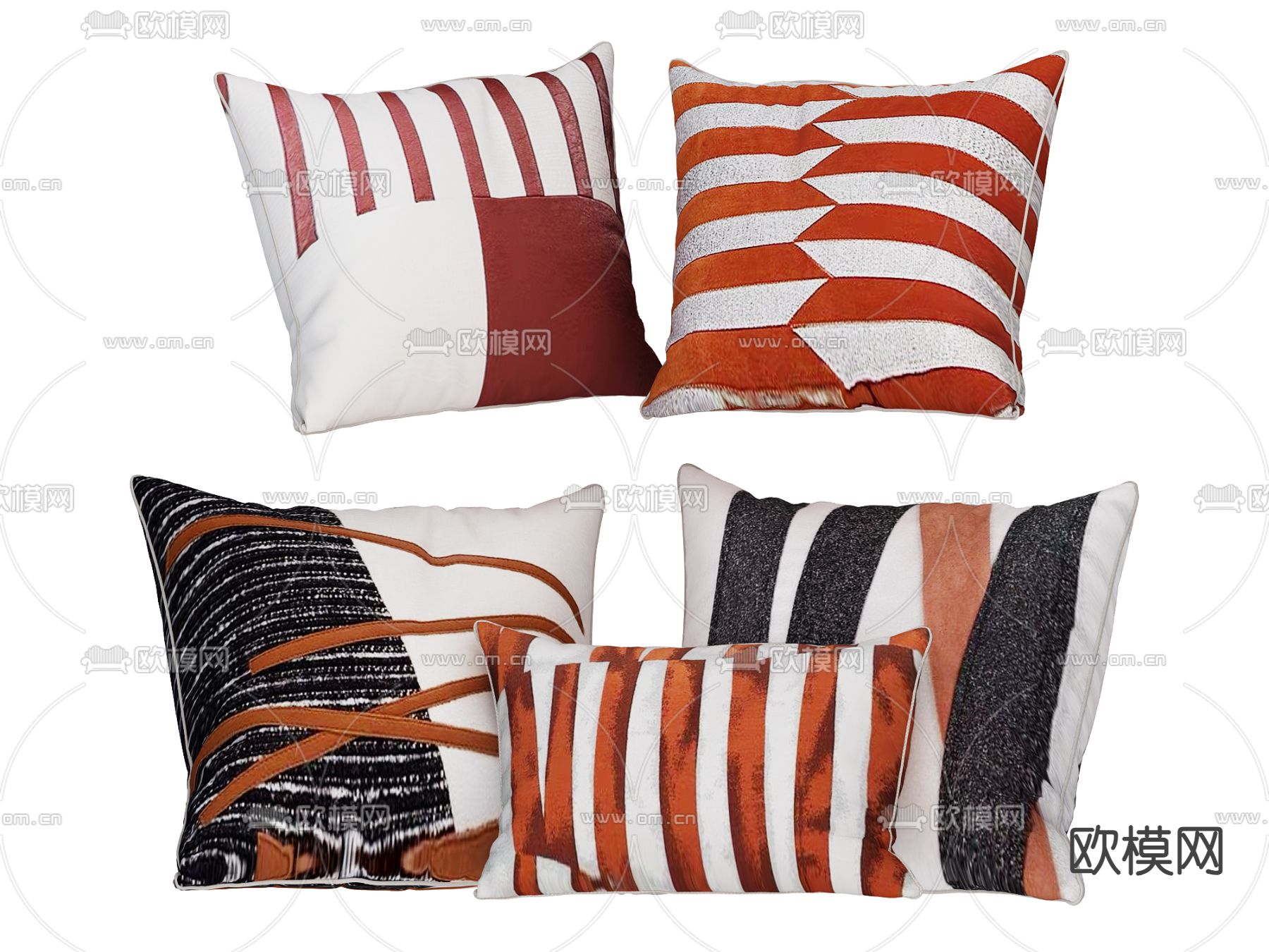 枕头 抱枕 靠枕3d模型下载