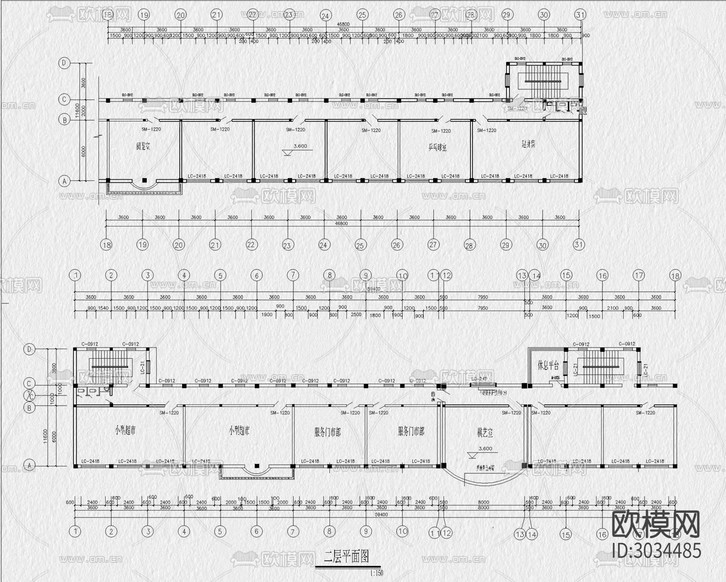 藏族 藏式 少數(shù)民族建筑cad施工圖下載(渲染圖4)