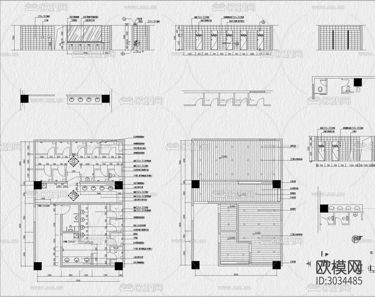 藏族 藏式 少數(shù)民族建筑cad施工圖下載(渲染圖6)