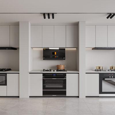  油烟机 灶具 洗碗机 烤箱su模型 