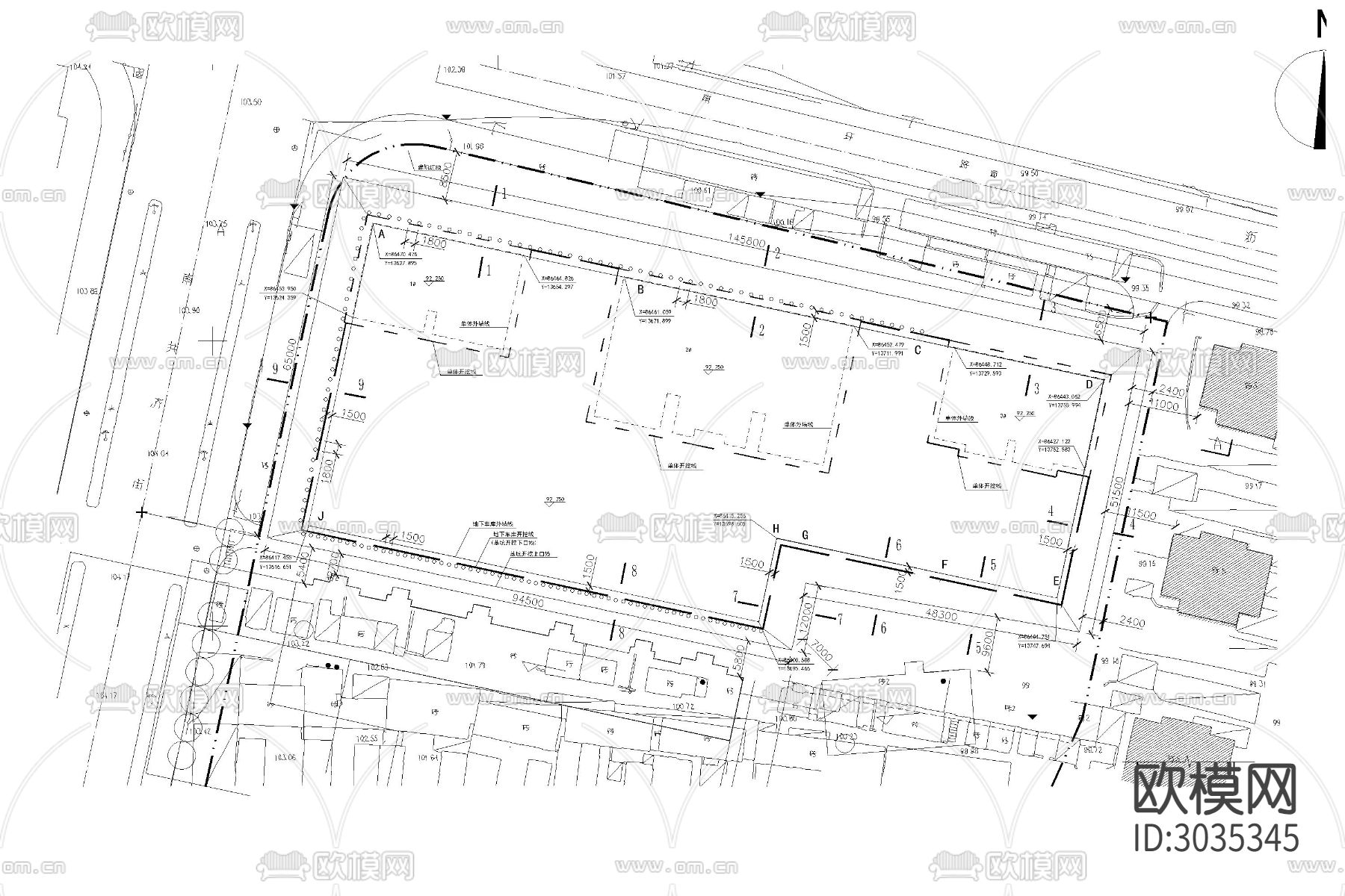 桩桥 台桩基础cad施工图下载（渲染图9）