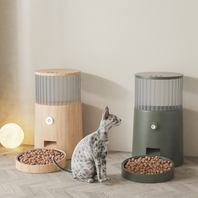  现代喂食器 自动喂猫器su模型 