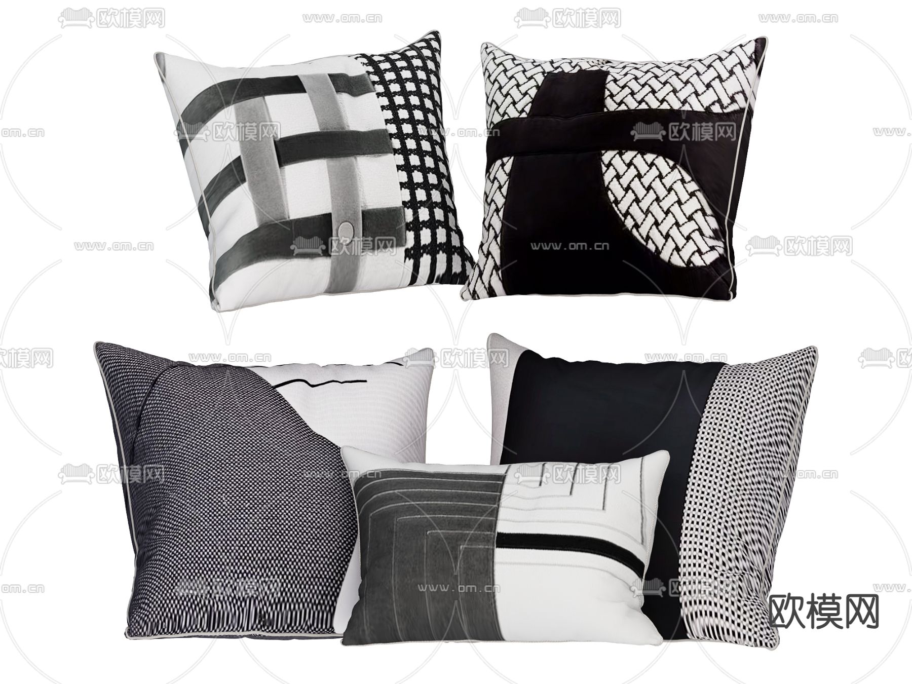 枕头 抱枕 靠枕3d模型下载