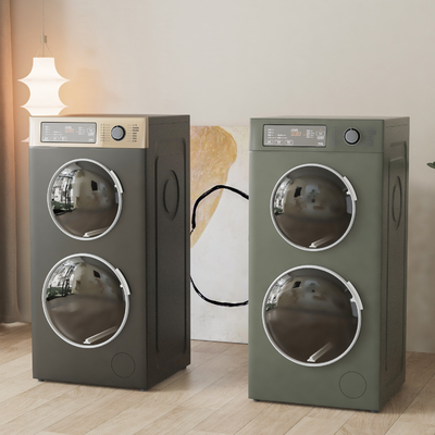  洗衣机 烘干机 洗烘一体su模型 