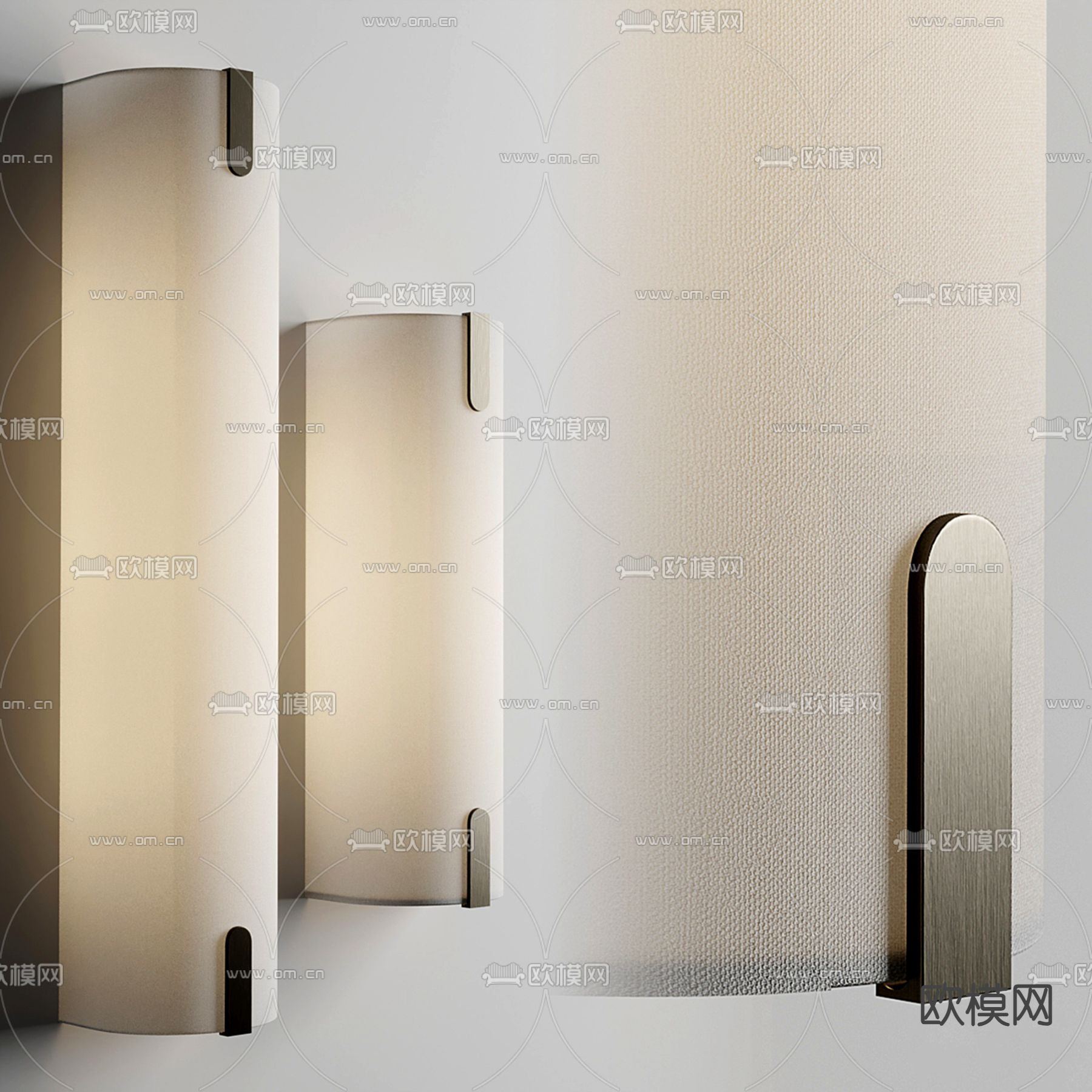 意大利 Poliform 壁灯su模型下载（渲染图1）