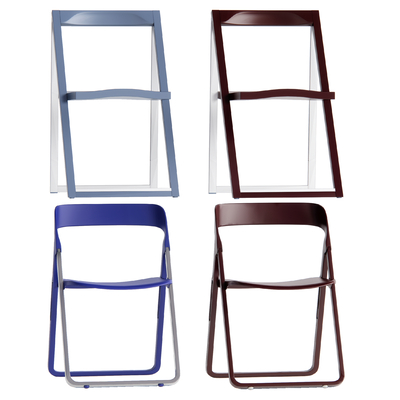  现代椅子 折叠椅su模型 