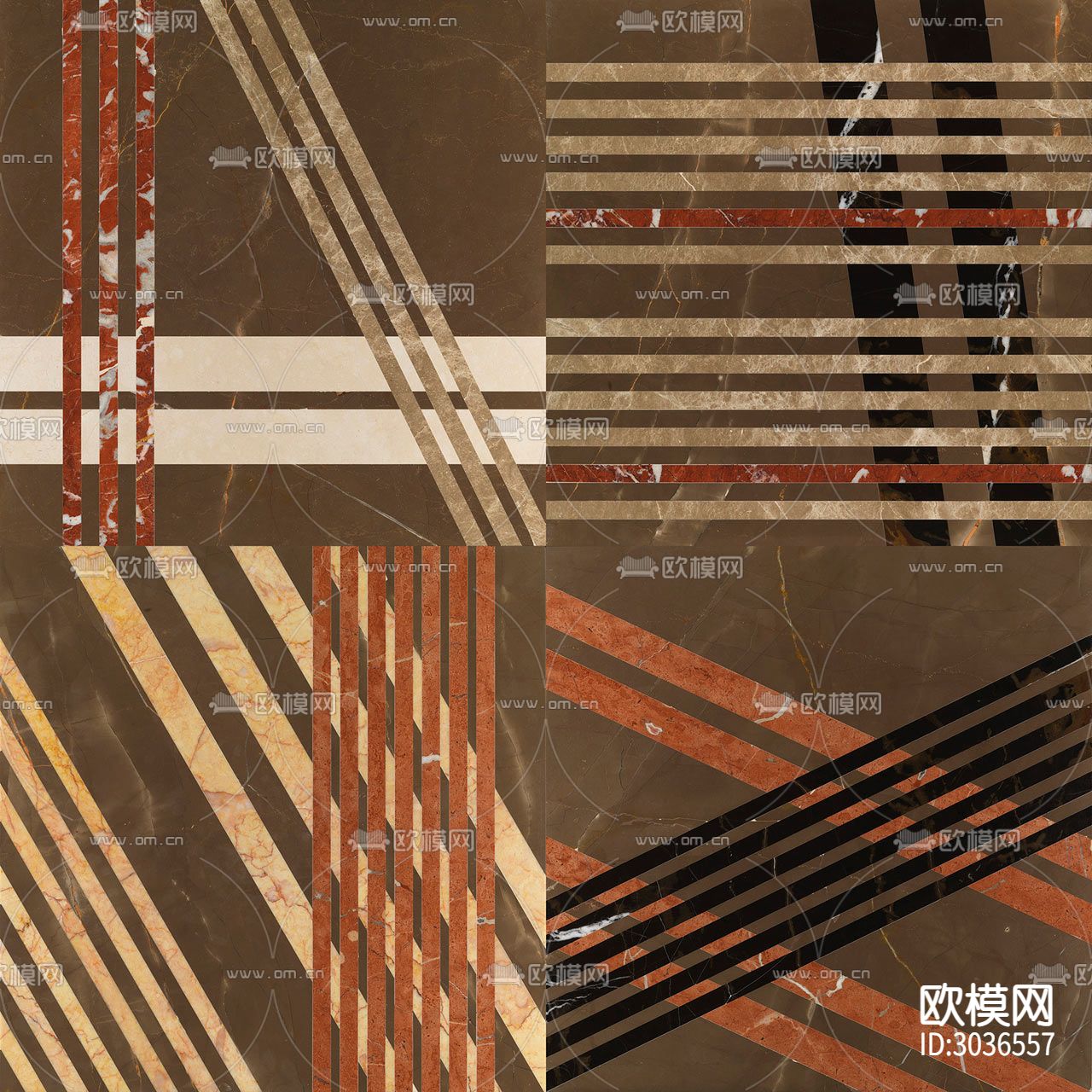 红色花纹瓷砖 墙砖下载