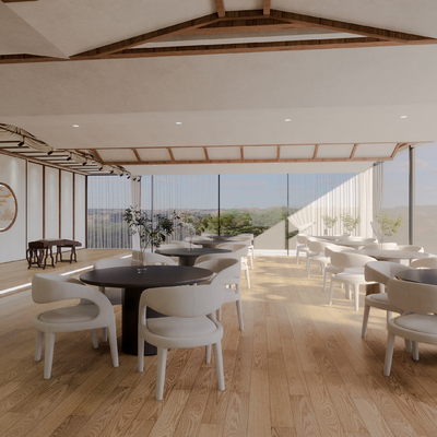  中式茶馆su模型 