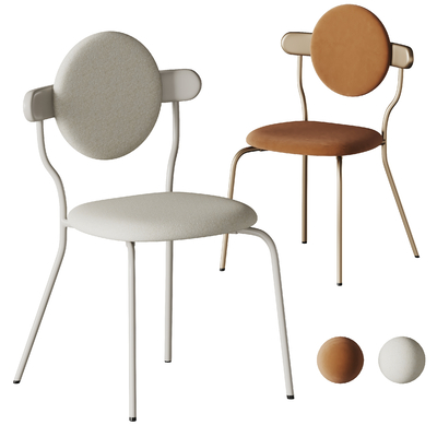  poliform 单椅 餐椅su模型 